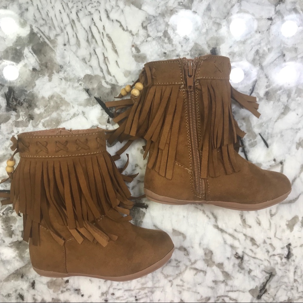 EUC Rampage Fringe Boots Toddler 7